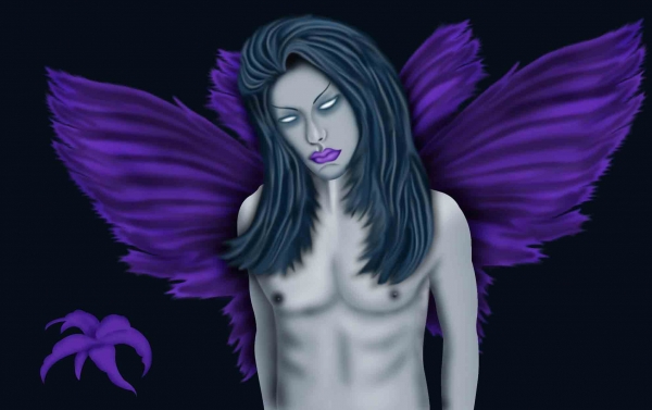 Creation of Dark male fairy: Step 9